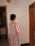 啄木鳥(niǎo)（TUCANO）棉綢波西米亞風(fēng)連衣裙2025夏季新款無(wú)袖度假人造棉減齡百搭長(zhǎng)裙子 12號(hào)色 2XL 建議115-130斤 曬單實(shí)拍圖