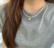 SoinLove「萌寵」黃金兔子吊墜足金望月兔手鏈女 VR1364  生日禮物 望月兔黃金吊墜 VR1364 配手繩 曬單實(shí)拍圖