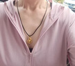 老鳳祥黃金項(xiàng)鏈女新款足金蓮花平安扣吊墜純金七夕情人節(jié)禮物送女友老婆 平安扣吊墜約0.8g【品牌禮盒】 曬單實(shí)拍圖