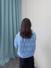 波司登秋季輕薄羽絨服女90絨寬松短款顯瘦短款保暖外套B250135326 曬單實拍圖