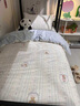 HOME HODO 紅豆家紡大學生宿舍三件套床上用品水洗棉床單被套六件套被褥全套一整套 V開心樂園+藍愛心 【A類水洗棉】 0.9m 床笠款 三件套-被套150*200cm 曬單實拍圖