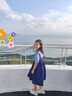 迪士尼朱迪女童學(xué)院風(fēng)裙子女童連衣裙2025夏季新款夏裝新品連衣裙可愛 曬單實(shí)拍圖