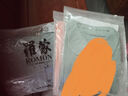 羅蒙（ROMON）棉麻襯衫女春秋禪意風(fēng)女裝盤扣上衣純色長袖復(fù)古文藝寬松減齡襯衣 藍色 L 曬單實拍圖