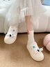 TTKJ厚底增高大頭鞋女可愛(ài)香腸小狗鞋花百搭運動(dòng)板鞋帆布休閑小白鞋子 曬單實(shí)拍圖