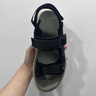 Jeep吉普運(yùn)動(dòng)涼鞋男夏季真牛皮防臭休閑沙灘鞋男外穿防滑軟底涼拖鞋 卡其色(皮鞋碼) 41 曬單實(shí)拍圖