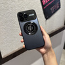 安柏?！敬盼Ъ芏弦弧窟m用iphone16pro手機(jī)殼蘋果16/15/14promax保護(hù)套超薄鏡頭全包防摔磨砂支點(diǎn)殼 【鈦黑色】360°旋轉(zhuǎn)支架丨磁吸充電丨不粘指紋 iPhone 16 Pro 曬單實(shí)拍圖