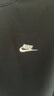 耐克(NIKE)男春秋圓領(lǐng)衛(wèi)衣 休閑運(yùn)動(dòng) 時(shí)尚簡(jiǎn)約FN3889-010黑 L 曬單實(shí)拍圖