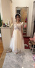 蘿卜唄唄（LUOBOBEIBEI）女童禮服連衣裙小女孩公主裙花童婚紗裙鋼琴演出服 黃色裙子  140 曬單實(shí)拍圖