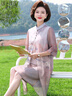 秋芙羅媽媽夏裝連衣裙中老年女裝旗袍50歲60洋氣中式裙子老人女夏季衣服 曬單實(shí)拍圖