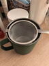 霜山SHIMOYAMA日本進(jìn)口304不銹鋼茶漏茶濾茶葉過(guò)濾器茶杯過(guò)濾網(wǎng)濾茶器 錘目紋茶濾-適大于7.5cm口徑茶杯 曬單實(shí)拍圖