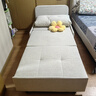 布藝折疊沙發(fā)床一體兩用he木屋家用小戶型多功能奶油風(fēng)單雙人沙發(fā) 外徑寬1.46米沙發(fā)床-雪花絨 45D高密度海綿款-不帶儲物 曬單實(shí)拍圖