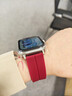 炫戴（XUANDAI）適用vivo watch gt表帶硅膠iqoo watch磁吸vivo watchgt腕帶vivo手表帶折疊扣連接器表耳夏季配件 兩條拼色裝·星光拼酒紅 送貼膜丨適用：VIVO/ 曬單實(shí)拍圖