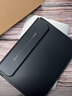 浪倜【頭層牛皮】適用華為MateBook Fold筆記本電腦內膽包huawei新款支架收納便攜式非凡大師保護套 玄黑色【多檔調節支架+腕托】高端真皮不傷機 華為 MateBook Fold 曬單實(shí)拍圖