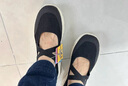 斯凱奇（Skechers）閃穿鞋單鞋女士夏季2025年一腳蹬淺口瑪麗珍平底休閑鞋159286 曬單實(shí)拍圖