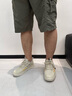 森馬（Senma）男鞋夏季休閑百搭小白鞋子男士軟底輕便厚底增高板鞋男款鏤空透氣 米色 41 曬單實拍圖