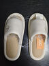 XGGC四季拖鞋男春秋季居家EVA軟底透氣家用棉麻拖鞋女 米白  38-39 曬單實(shí)拍圖