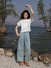 回力（Warrior）純棉短袖T恤女2025夏簡約潮流時(shí)尚親膚透氣免燙垂感通勤休閑上衣 曬單實(shí)拍圖