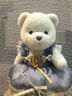 莉娜熊（TeddyTales）小熊玩偶毛絨玩具熊泰迪手作熊安撫娃娃送禮送人女生生日禮物 奶白色（明星款） 小號站姿約20cm 曬單實(shí)拍圖
