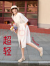 Pansy日本女士休閑鞋一腳蹬春季平底舒適女鞋輕便鞋子4205 燕麥灰 38  曬單實拍圖