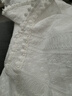 美洋（MEIYANG）滿(mǎn)天星半身裙 文藝仙女肌理棉麻A字半身中長(cháng)裙 白色 L 曬單實(shí)拍圖