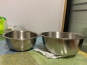 德勒金色火鍋蘸料碗迷你304不銹鋼小碗碟韓式料理碗蘸料調(diào)味碗食品級 【本色】304餐碗12cm 曬單實拍圖