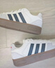 adidas「小鋸齒」D-PAD CLASSIC休閑美高風(fēng)復(fù)古籃球板鞋阿迪達(dá)斯   淺灰/黑色/淺猩紅   42 曬單實(shí)拍圖