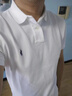LAUREN BY RALPH LAUREN拉夫勞倫Ralph Lauren男士純棉短袖polo衫小馬標(biāo)休閑商務(wù)寬松T恤 白色 M 125-145斤 曬單實(shí)拍圖