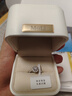 MoLi18K金人工培育鉆石求婚戒指女六芒星河南人造鉆戒一克拉IGI證鉑金 18k金培育鉆DVVS/3EX上海IGI證書 50分 曬單實拍圖