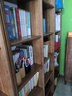 溪木工坊實(shí)木書架落地定制滿墻書柜新中式老榆木博古架陳列架客廳書房家具 三列無抽屜133.5cm 曬單實(shí)拍圖