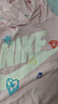 NIKE耐克童裝女童純棉連帽衛(wèi)衣春秋兒童舒適毛圈休閑上衣小嬰童 曬單實(shí)拍圖