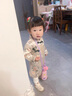 G.DUCKKIDS小黃鴨童裝女童旗袍春秋新中式國風(fēng)兒童漢服洋氣可愛女寶寶連衣裙 粉色 100 （建議身高90cm 3-4歲）cm 曬單實拍圖