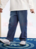 馬騎頓（MQD）秋季男大童休閑百搭牛仔褲 中牛仔藍 160 曬單實拍圖