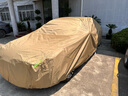HAPOWER奧迪a6l/a8L/a4l/a3/q3/q5l/q2l/q7車(chē)衣全車(chē)罩汽車(chē)防曬防雨遮陽(yáng)罩 【卡其色】高密度航天級牛津布+贈送收納袋 奧迪A8L【新升級專(zhuān)用車(chē)衣全車(chē)罩】 曬單實(shí)拍圖