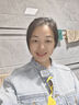三彩2025春季新款寬松短款水洗牛仔外套立領(lǐng)長袖簡約夾克上衣M 天空藍(lán) S 155/80A 曬單實(shí)拍圖