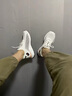 KLWP香港正品男鞋網(wǎng)面鞋男2025新款透氣軟底休閑鞋男百搭舒適運動鞋男 白色 38 (240mm) 曬單實拍圖
