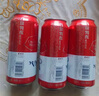 百威啤酒TOP淡色拉格450ml*18聽整箱裝新老包裝交替發(fā)貨  曬單實拍圖