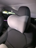 巫記適用特斯拉MODELY/3頭枕車用X/S護(hù)頸枕腰靠汽車改裝內(nèi)飾配件神器 Model Y專用 灰色一套 曬單實(shí)拍圖