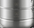 美廚（maxcook）不銹鋼蒸鍋 26cm二層蒸鍋湯鍋 高拱蓋感溫 燃氣電磁爐通用MCZ972 曬單實拍圖