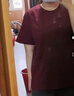 福通尼小尼力白色T恤美式純色簡(jiǎn)約夏季基礎(chǔ)男女情侶裝短袖 白色 S 80-100斤 曬單實(shí)拍圖