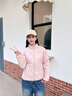 波司登（BOSIDENG）25新款90鵝絨輕薄羽絨服女短款菱格紋立領(lǐng)保暖內(nèi)膽外套B250131024 【店長(zhǎng)推薦】雅丹粉1829-淺春色 M 165/88A 110斤-120斤 曬單實(shí)拍圖