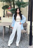 CEENIU透氣薄款防曬衣女2025新款夏季寬松韓版速干防曬百搭洋氣襯衫外套 藍(lán)色 M 【適合80-115斤】 曬單實(shí)拍圖