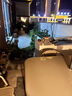 戶外桌椅庭院露天帶傘套裝花園別墅陽臺防曬組合休閑露天院子桌椅 桌椅傘【4香檳波爾多+80cm圓桌】 曬單實拍圖
