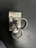 適用于男士雙環(huán)穿皮帶鑰匙扣雙保險金屬腰帶鑰匙鏈掛腰男式創(chuàng  )意父親禮物汽車(chē)用品 雙排腰掛 曬單實(shí)拍圖