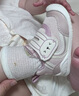 江博士秋季男女童卡通幼兒步前鞋 透氣休閑學(xué)步鞋 可愛(ài)寶寶健康鞋 粉紅/米 19 腳長(zhǎng)約10.7-11.3 曬單實(shí)拍圖