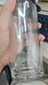 京東京造玻璃杯 全能茶水分離杯 泡茶杯雙層泡茶分離杯子男士鉆石黑330ml 曬單實(shí)拍圖