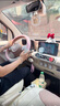 ROCK蠟筆小新真空吸附磁吸支架車載手機(jī)支架折疊中控臺玻璃直播通用 藍(lán)色【免充電】升級滴膠吸盤款 正品保證*強(qiáng)力磁吸 曬單實拍圖