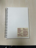 無(wú)印良品（MUJI）聚丙烯透明封面雙環(huán)筆記本 學(xué)生文具 點(diǎn)格/82張/透明/B6 曬單實(shí)拍圖