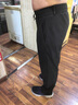 鵲笙秋冬正品厚款加絨男士休閑褲高彈力松緊高腰長(cháng)褲子保暖防風(fēng)運動(dòng)褲 黑色+藏青【加絨加厚】?jì)杉b XL 【建議120-135斤左右】 曬單實(shí)拍圖