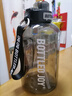 BOTTLED JOY噸噸桶運動杯子大容量塑料杯直飲噸噸杯喝水杯子戶外騎行水壺黑色 曬單實拍圖