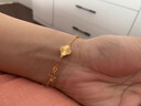 黃金五花四葉草手鏈金包銀999手鐲轉(zhuǎn)運珠送女朋友老婆閨蜜生日520 五花四葉草手鏈 曬單實拍圖